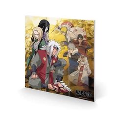 Nadruk na drewnie Naruto - Fallen Leaves and Fallen Comrades 30x30cm