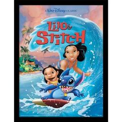 Plakat Disney Stitch - Wave Surf 30x40