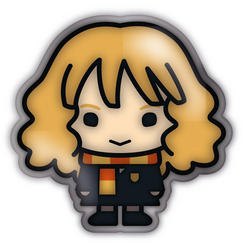 Przypinka Harry Potter - Hermione Kawaii