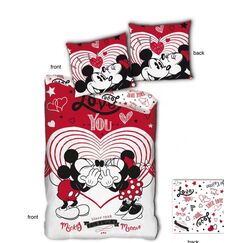 Zestaw poszewek Disney - Love You 140x200cm