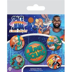 Zestaw 5 przypinek Space Jam 2 - Squad