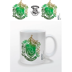 Kubek Harry Potter - Slytherin Stencil 300ml