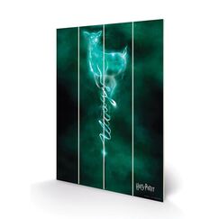 Nadruk na drewnie Harry Potter - Doe Patronus Wood Print 20x29.5cm