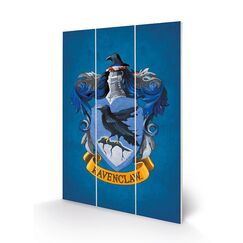 Nadruk na drewnie Harry Potter - Ravenclaw Crest Wood Print 20x29.5cm