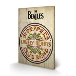 Nadruk na drewnie The Beatles - SGT Peppers 40x59cm
