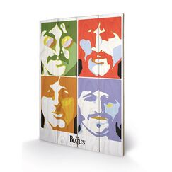 Nadruk na drewnie The Beatles - Sea of Science 40x59cm