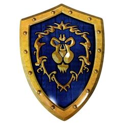 Ozdoba na ścianę World of Warcraft - Alliance Shield 25x35cm
