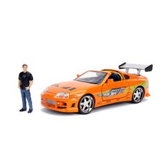 Model pojazdu z figurką Fast & Furious 1/24 - Toyota Supra