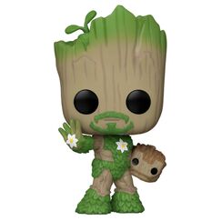 Figurka Marvel POP! We Are Groot - Groot as Iron Man
