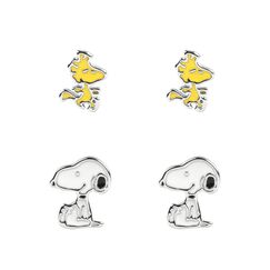 Zestaw 2 par kolczyk&oacute;w Peanuts