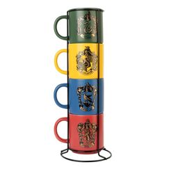 Zestaw 4 kubków Harry Potter