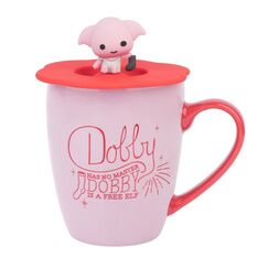 Ceramiczny kubek z silikonową pokrywką Harry Potter - Zgredek (350ml)