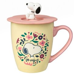 Kubek z pokrywką Snoopy