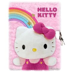 Pamiętnik pluszowy Hello Kitty