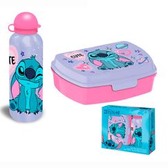 Pudełko śniadaniowe z butelką Disney - Stitch