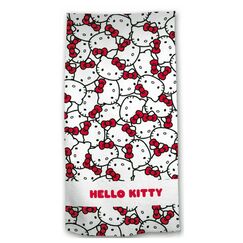 Ręcznik plażowy z mikrofibry Hello Kitty (70 x 140 cm)