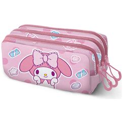 Piórnik potrójny Hello Kitty - My Melody