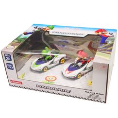 Zestaw 2 pojazd&oacute;w Mario Kart - Mario i Yoshi (Pull Speed)