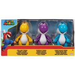 Zestaw 3 figurek Supr Mario Bros - Yoshi Pack