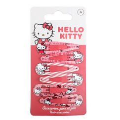 Zestaw 6 spinek do włosów Hello Kitty