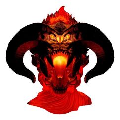 Lampka Władca Pierścieni - Balrog