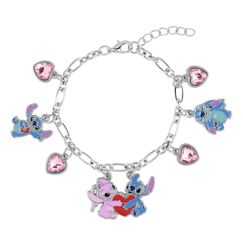 Bransoletka Disney Stitch & Angel - Love