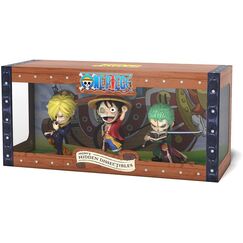 Zestaw figurek One Piece - Luffy, Zoro, Sanji