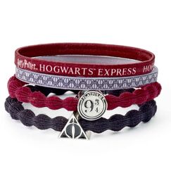 Zestaw gumek do włos&oacute;w Harry Potter - Platforma 9 3/4 / Insygnia Śmierci