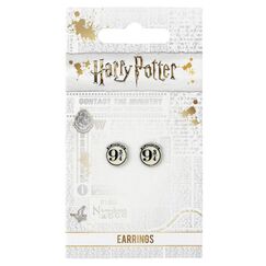 Kolczyki posrebrzane Harry Potter - Peron 9 i 3/4