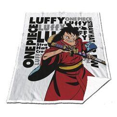 Koc Sherpa One Piece - Luffy "Wano" 130x170cm