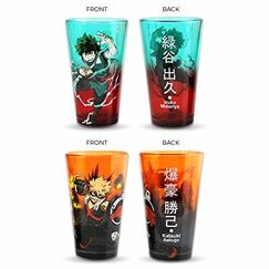 Zestaw 2 szklanek My Hero Academia - Izuku & Bakugo 450ml