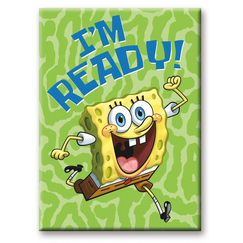 Magnes SpongeBob Kanciastoporty - I'm Ready