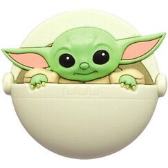 Magnes 3D The Mandalorian - The Child in bed