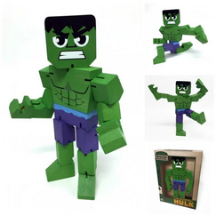 Figurka drewniana Marvel Wood Warriors - Hulk (20 cm)