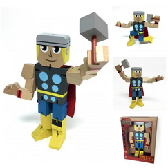 Figurka drewniana Marvel Wood Warriors - Thor (20 cm)