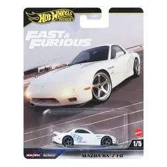 Model pojazdu Hot Wheels Premium 1/64 - Mazda RX-7 FD (Szybcy i Wściekli) (JBL93)
