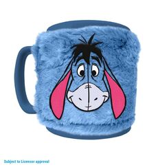 Kubek w futerku Disney Kubuś Puchatek - Kłapouchy
