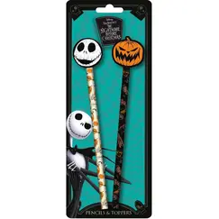 Oł&oacute;wki z gumkami Disney Miasteczko Halloween (2 szt.)