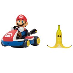 Pojazd z figurką Mario Kart - Mario Spinout