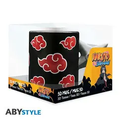 Duży kubek 3D Naruto Shippuden - Akatsuki Shuriken (460 ml)