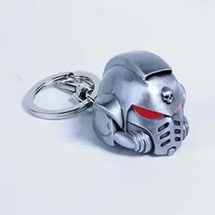 Brelok metalowy Warhammer 40k - Primaris Helmet