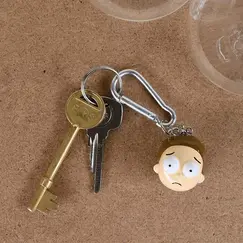 Brelok 3D z żywicy Rick & Morty - Głowa Mortiego
