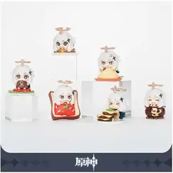Zestaw 6 mini figurek Genshin Impact Mascot Figure Collection - Paimon is not Emergency Food