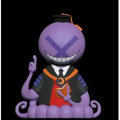 Figurka skarbonka Assassination Classroom - Purple Koro-sensei