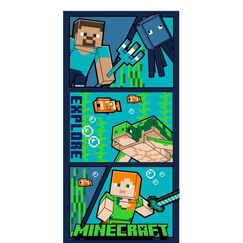 Ręcznik plażowy Minecraft - Explore 70x140cm