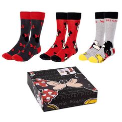 Zestaw 3 par skarpet Disney Minnie i Mickey 35/41