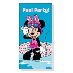Ręcznik plażowy z mikrofibry Disney Minnie Pool Party (70x140cm)