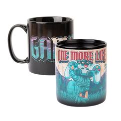 Duży kubek zmieniający kolor Gameration One More Life (520 ml)