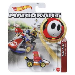 Model pojazdu Hot Wheels Mario Kart 1/64 - Shy Guy (Standard Kart) (GRN25)
