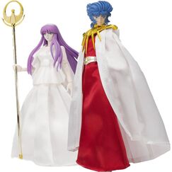 Zestaw 2 figurek Saint Seiya Saint Cloth Myth - Abel The God Of Sun & Athena Goddess
